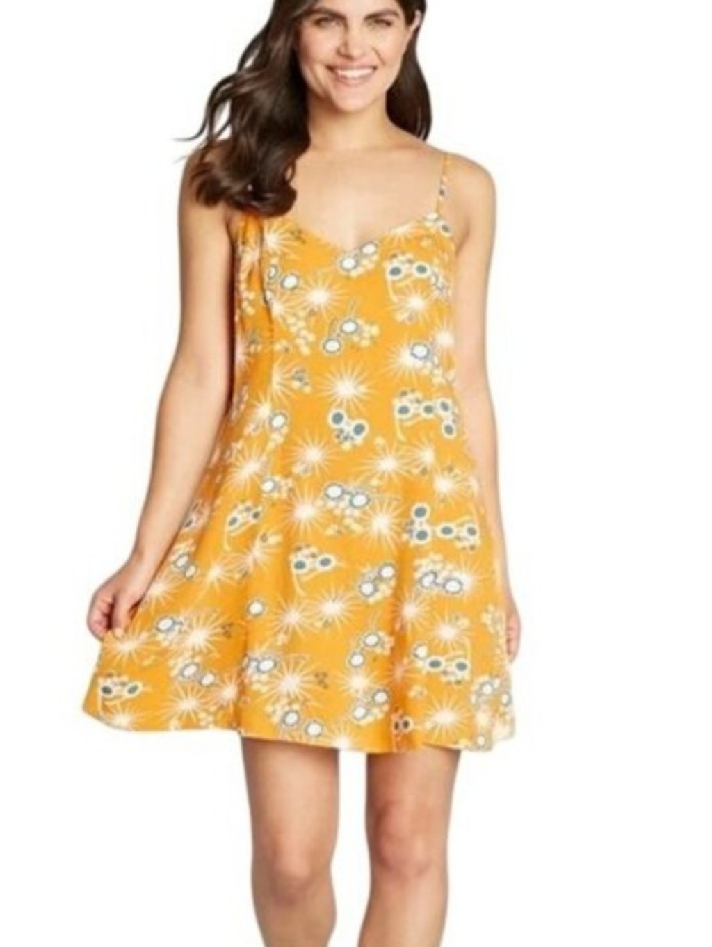 Modcloth On Cloud Nineties Shift Dress Size 1x New Women's Vacation Novelty